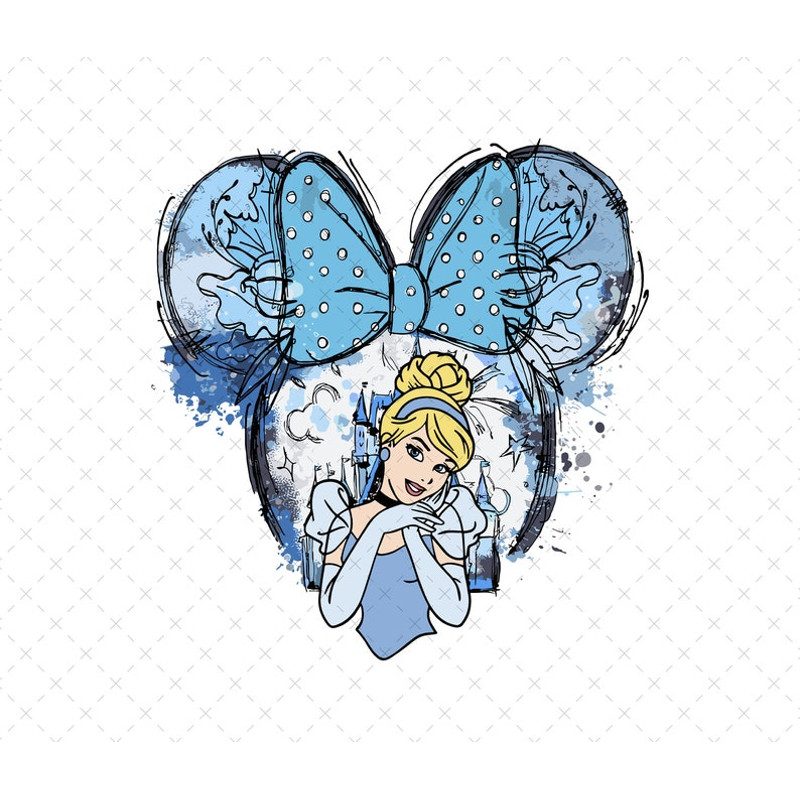Cinderella Png, Princess Png, Princess Shirt Png, Princess Png For Sublimation, Family Vacation Png, Girls Squad Png, Princess Pastel Color1.jpg