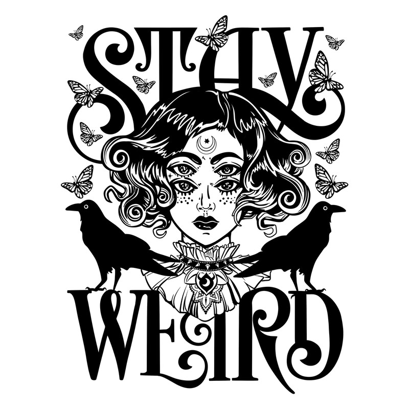 Stay Weird Wednesday Inspired SVGPNG Digital Download for Cricut and DIY Crafts.jpg