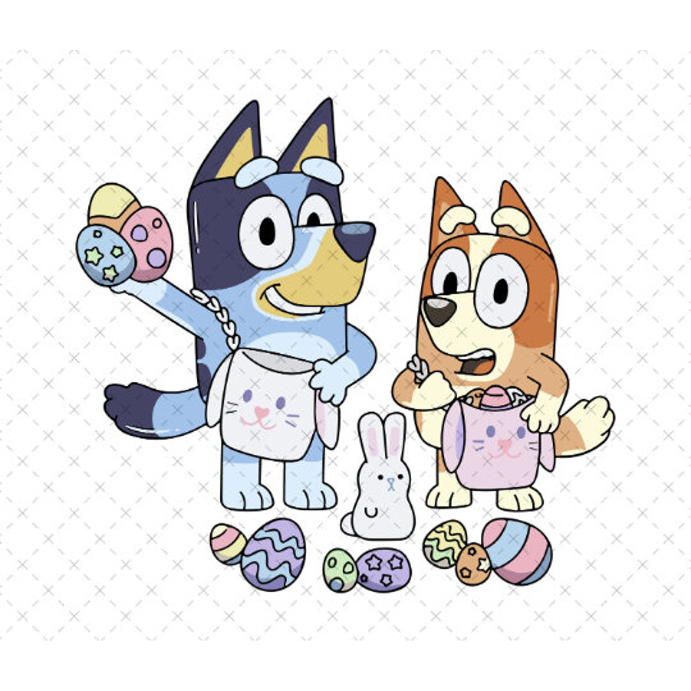 Blue Easter Png, Blue Dogs Brother Svg, Dogs Png, Dogs Svg, Dogs Family Svg, Dogs Sublimation Png, Digital File, Instant Download.jpg
