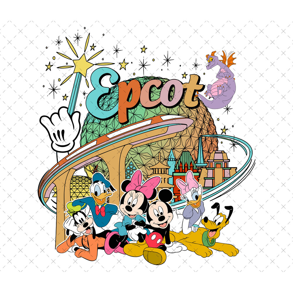 Epcot Png, Mouse And Friends Epcot Png, Family Vacation Png, Magic Kingdom Png, Vacay Mode Png, Digital File, Only Png.jpg