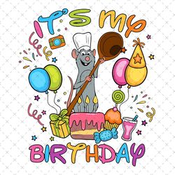 ratatouille birthday svg png, ratatouille birthday boy svg p