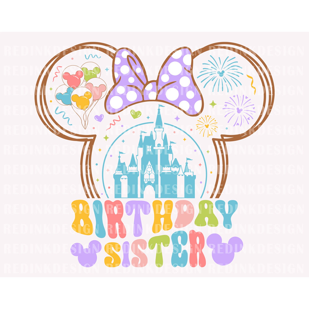 Birthday Sister Svg, It's My Birthday Svg, Birthday Shirt Svg, Magical Castle Svg, Birthday Trip Svg, Birthday Party Svg, Digital Download.jpg