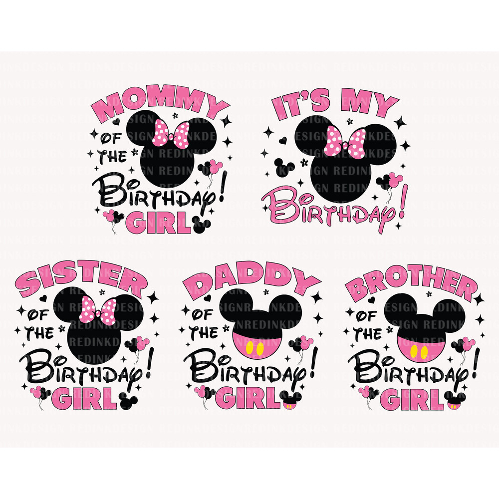 Bundle Birthday Girl Svg, It's My Birthday Svg, Birthday Shirt Svg, Mouse Birthday Svg, Birthday Party Svg, Digital Download, Mouse Head Svg.jpg