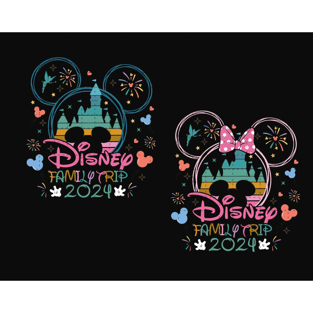 Bundle Family Trip 2024 PNG, Magical Kingdom Png, Family Trip Png, Vacay Mode Png, Best Day Ever Png, Mouse Head Png, Digital Download.jpg