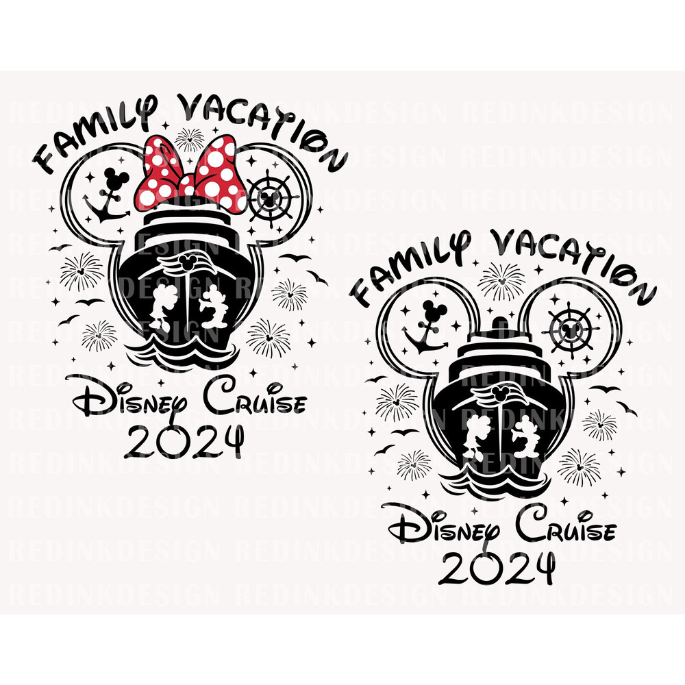 Family Vacation 2024 Svg, Cruise Trip Svg, Cruise Ship Svg, Mouse Head Svg, Magical Kingdom Svg, Vacay Mode Svg, Family Vacation Shirt.jpg