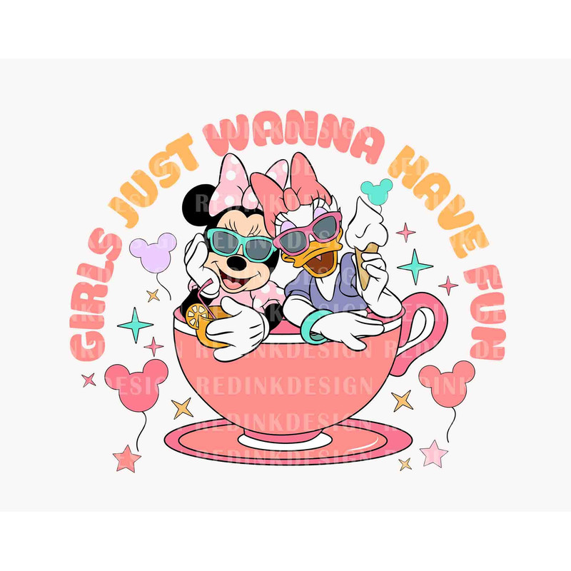 Girls Have Fun SVG, Mouse And Friends Svg, Retro Family Vacation Svg, Family Trip Svg, Vacay Mode, Friends Squad Svg, Digital Download.jpg