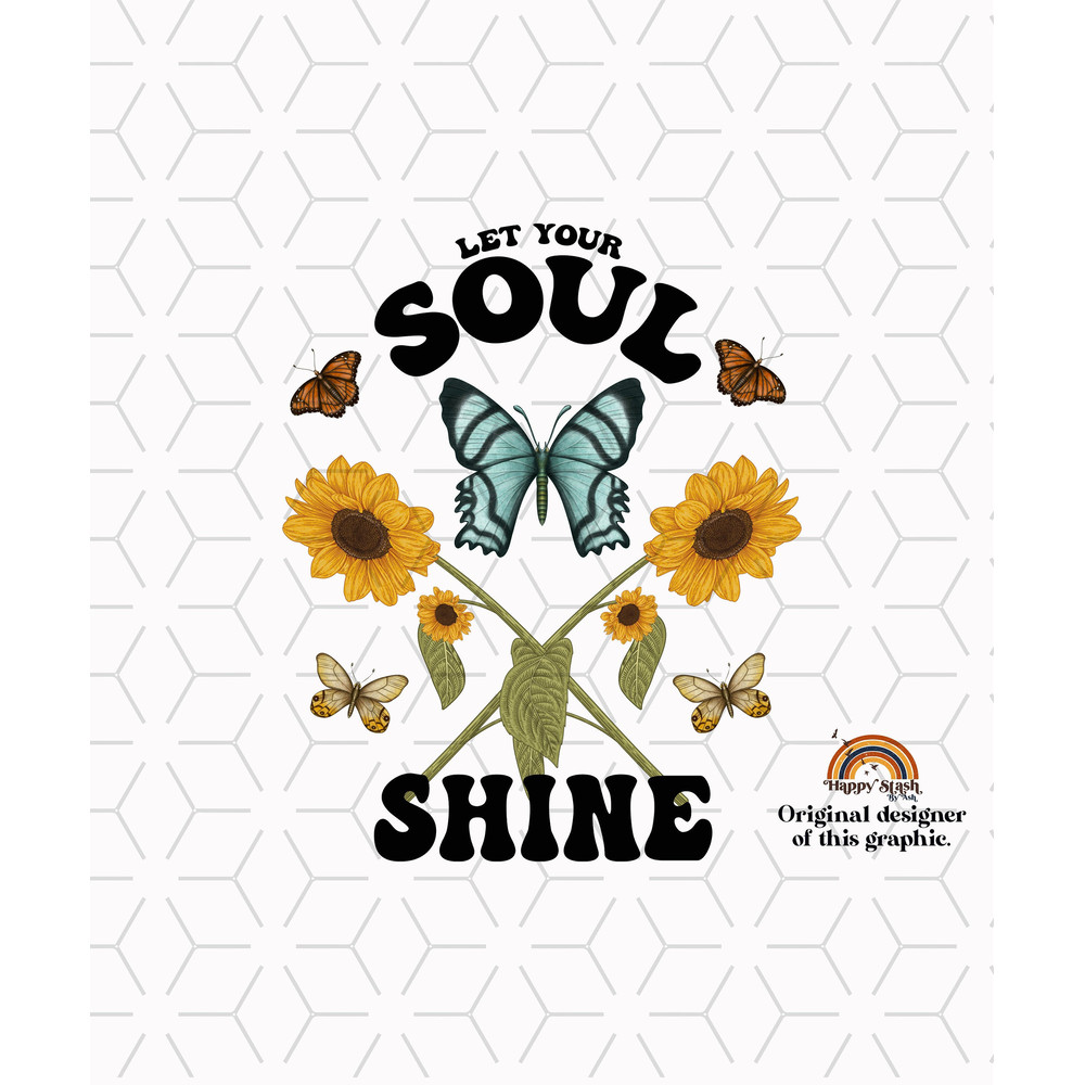 Retro Sublimations, Designs Downloads, Vintage Sublimations, Png, Clipart, Shirt Design, Sublimation Downloads, sunflower, Butterfly.jpg