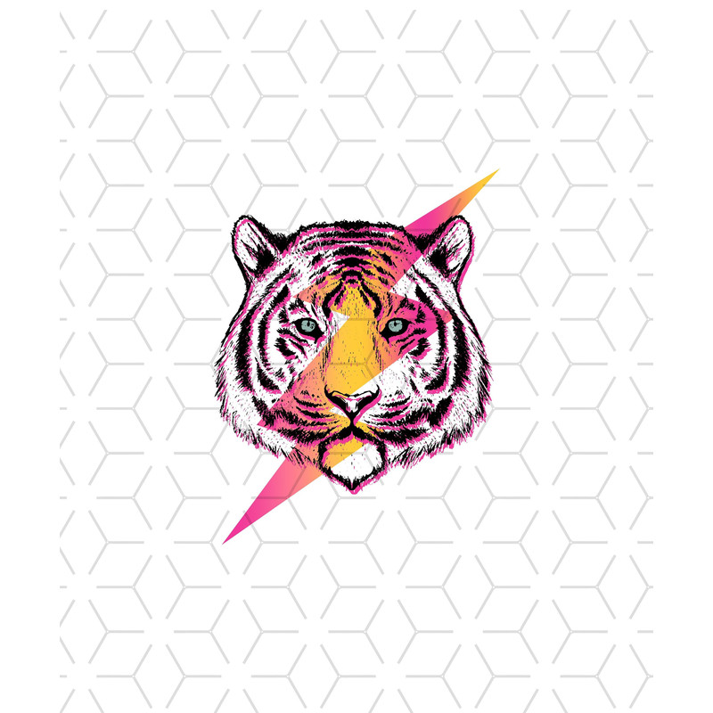 Retro Sublimations, Designs Downloads, Vintage Sublimations, Png, Clipart, Shirt Design, Sublimation Downloads, Sunset, Tiger Head, Tiger.jpg