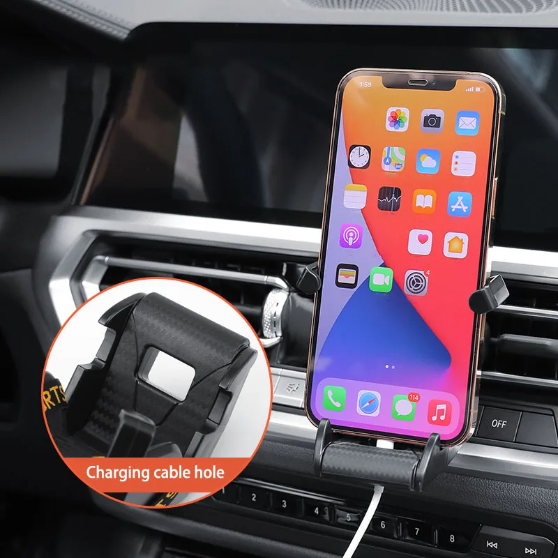 360 Rotatable Racing Seat Car Phone Holder Air Vent Mobile Mount Clip For Secure HandsFree Use 1