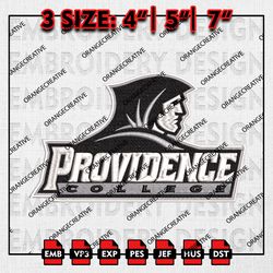 Providence Friars NCAA Emb files, NCAA Embroidery Designs, 3 size, NCAA Providence Friars Machine Embroidery Digital