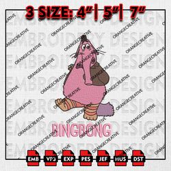 Bing Bong Inside Out Emb Design, Family Trip Embroidery Files, Inside Out Machine Embroidery, Digital Download