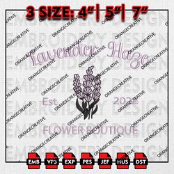 Lavender Haze Est Emb Design, Taylor Swift Embroidery Files, Swiftie 3 sizes Machine Embroidery, Music, Gift For Fan