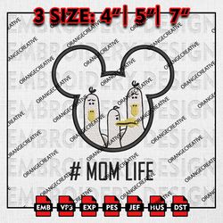 Disney Pixar Funny Finding Nemo Emb Files, Mothers Day Embroidery Designs, Mama Gift Ideas, Mom Machine Embroidery File
