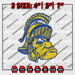 Funny San Jose State Spartans Logo Emb Design, NCAA Embroidery Files, NCAA San Jose State 3 sizes Machine Embroidery