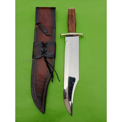 Handmade Alamo Musso Bowie Knife D2 Tool Steel Hunting Bowie Knife Survival Outdoor Camping Bowie Gift For Him