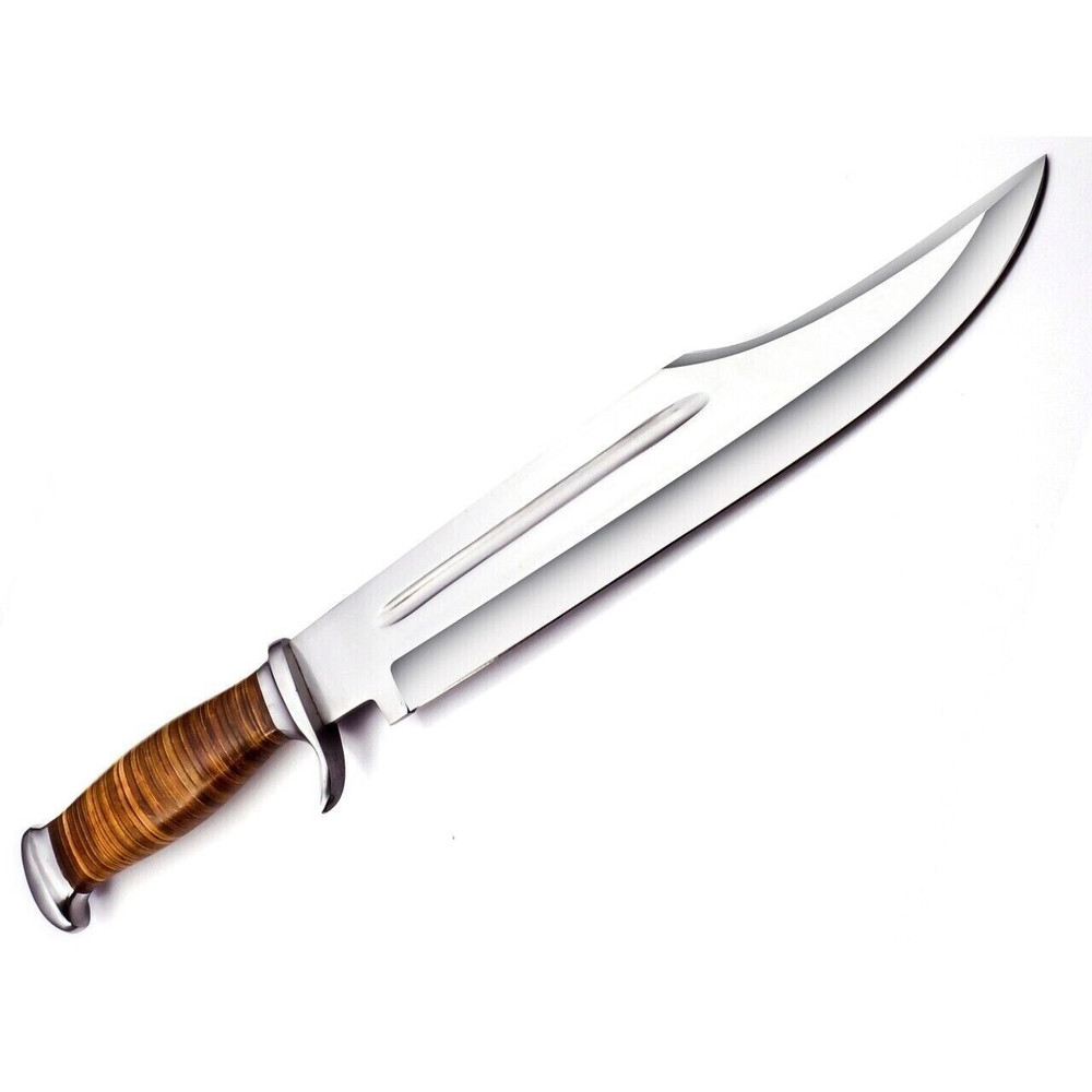 16 Inch Handmade Full Tang Bowie Hunting Knife for sale