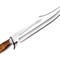 16 Inch Handmade Full Tang Bowie Hunting Knife for sale