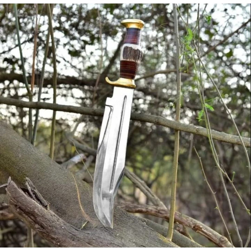Buy Now Stag Handle Bowie Knife