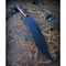 Powder Coated Carbon Steel Fixed Blade Bowie Knife Custom Handmade Leather Handle Knife Special Hunt