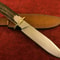 Stag Handle Bowie Knife Fixed Blade Knife Custom Handmade Bowie Survival Outdoor (3).jpg