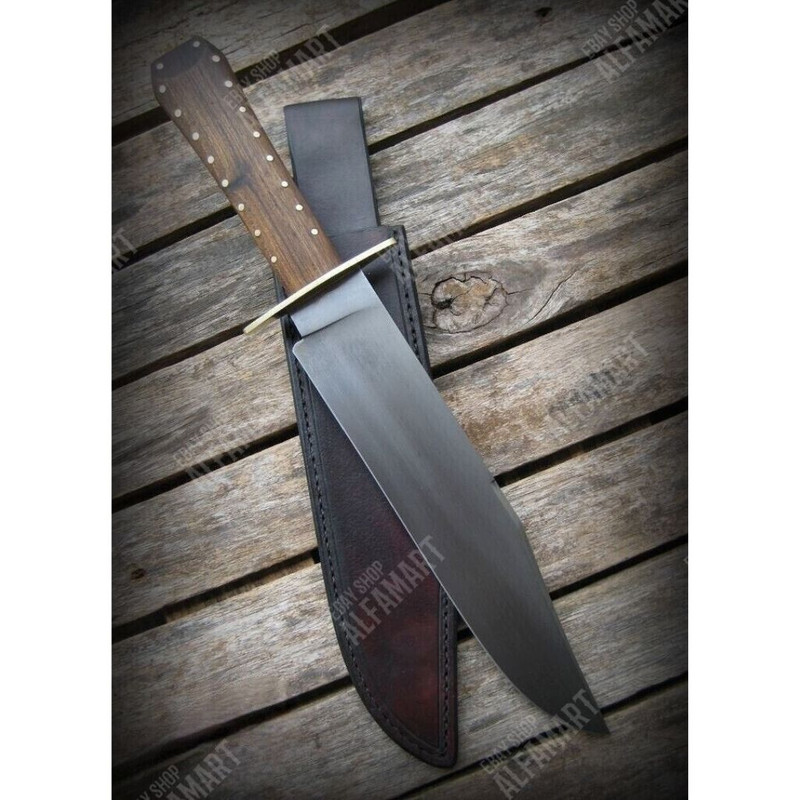 Coffin Handle Custom Handmade Fixed Blade Bowie Knife Survival Outdoor Knife New.jpg