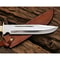 Stag Antler Custom Handmade Bowie Knife Fixed Blade D2 Tool Steel Survival Out (4).jpg