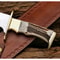 Stag Antler Custom Handmade Bowie Knife Fixed Blade D2 Tool Steel Survival Out (6).jpg