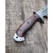 Forged Carbon Steel Bowie Knife Handmade Full Tang Hunting Knife Survival Camp (4).jpg