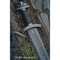 Forged Handmade Sword Damascus Steel Viking Sword Survival Double Edged Sword (2).jpg