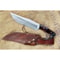 Fixed Blade Hunting Bowie Knife Custom Handmade Full Tang Survival Knife Outdoor (4).jpg