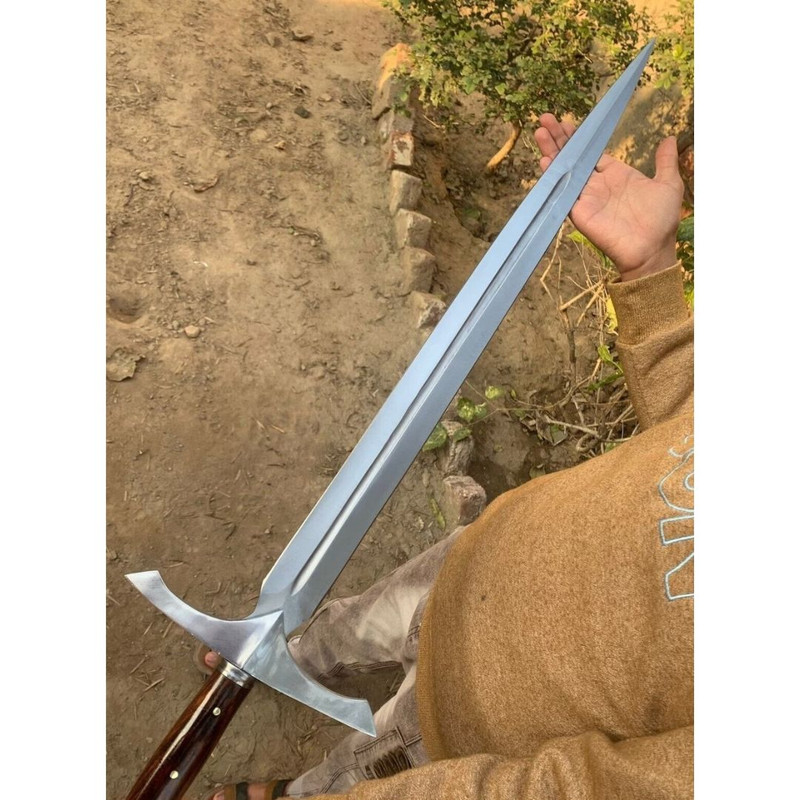 Toothpick Handmade Sword D2 Tool Steel Viking Sword Forged Custom Made Survival (1).jpg