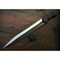 Fully Forged Custom Handmade Sword Carbon Steel Oil Tampered Sword Double Edge (6).jpg