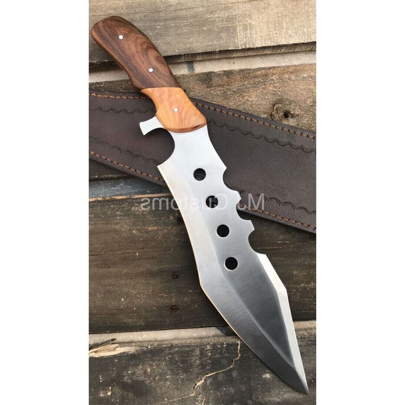 D2 Too Steel Forged Hunting Knife Custom Handmade Bowie Knife Full Tang Survival (3).jpg