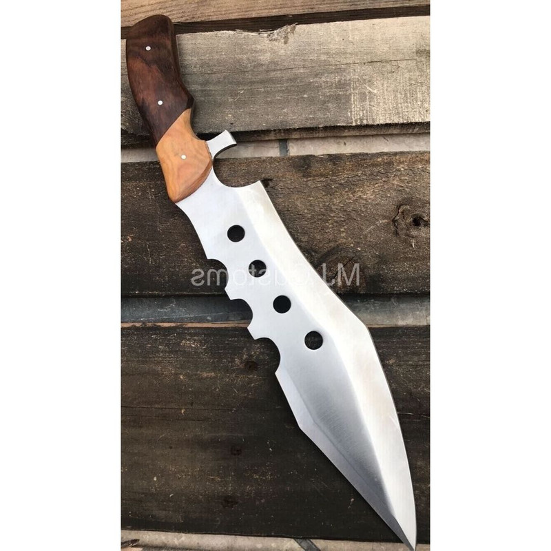 D2 Too Steel Forged Hunting Knife Custom Handmade Bowie Knife Full Tang Survival (1).jpg