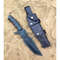 Black Tracker Knife Full Tang Custom Made Carbon Steel Tracker Hunting Survival (1).jpg