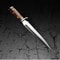 Hand Engraved Handle Dagger Knife Camel Bone Handle Double Edged Hunting Knife (1).jpg