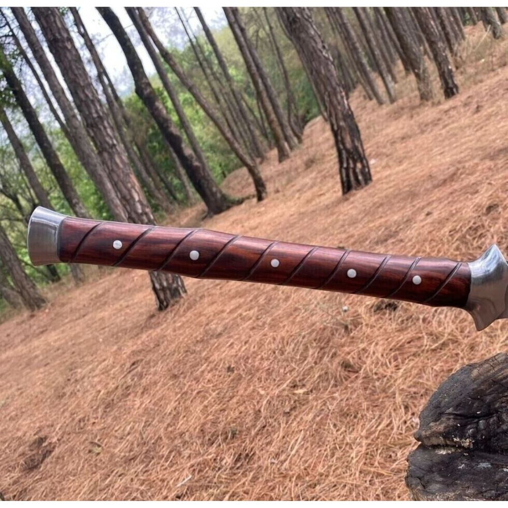 Double Edged Full Tang Custom Handmade Sword Carbon Steel Survival Viking Sword (3).jpg