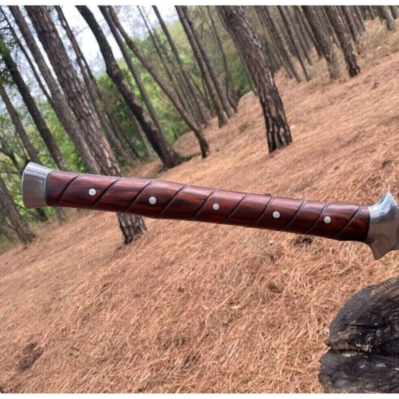 Double Edged Full Tang Custom Handmade Sword Carbon Steel Survival Viking Sword (3).jpg