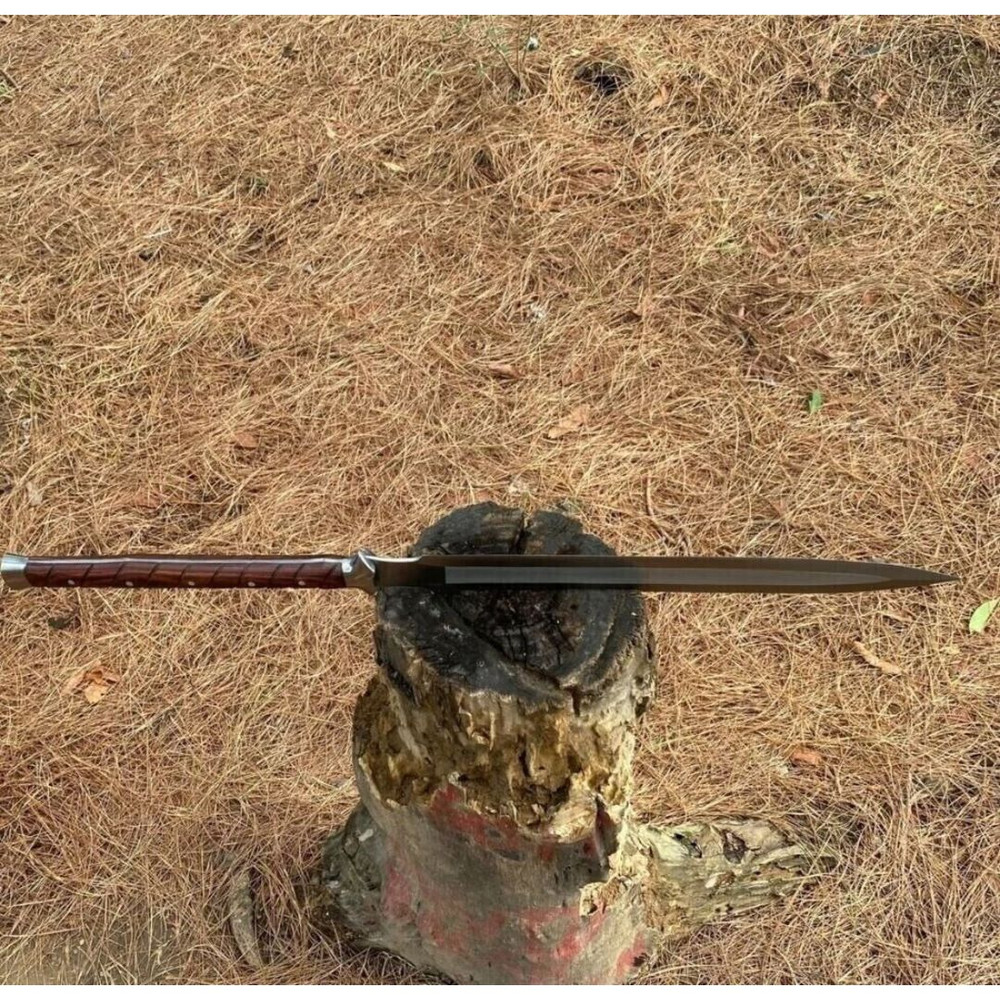 Double Edged Full Tang Custom Handmade Sword Carbon Steel Survival Viking Sword (7).jpg