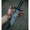 Forged Acid Washed Custom Handmade Bowie Knife Full Tang Bowie Survival Knife ED (1).jpg