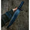 Forged Acid Washed Custom Handmade Bowie Knife Full Tang Bowie Survival Knife ED (3).jpg