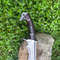 Custom Handmade Carbon Steel Bowie Knife Fixed Blade Full Tang Hunting Survival (6).jpg