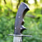 Full Tang Bowie Knife Damascus Hunting Bowie Survival Knife WFree Engraving (2).jpg