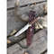 Lom Handle Knife Custom Handmade Bowie Stacked Leather Survival Knife WEngrave (4).jpg