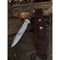 Lom Handle Knife Custom Handmade Bowie Stacked Leather Survival Knife WEngrave (6).jpg