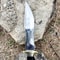 Fixed Blade Bowie Knife Custom Handmade Carbon Steel Full Tang Bowie Survival 5jpg