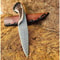 Stag Antler Bowie Knife Custom Handmade Bowie Survival Outdoor Knife Carbon Knif (7).jpg
