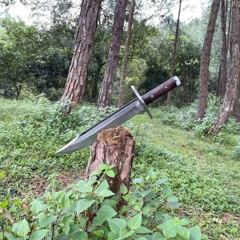 Custom Handmade Saktisali Bowie Knife Full Tang Bowie Survival Outdoor Bowie (1).jpg