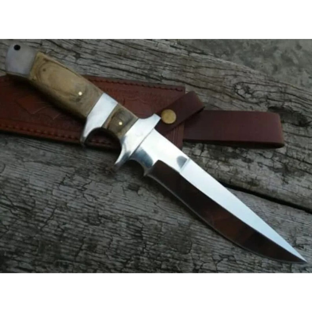 Sub Hilt Bowie Knife Custom Handmade Fixed Blade Full Tang Bowie knife Survival (2).jpg
