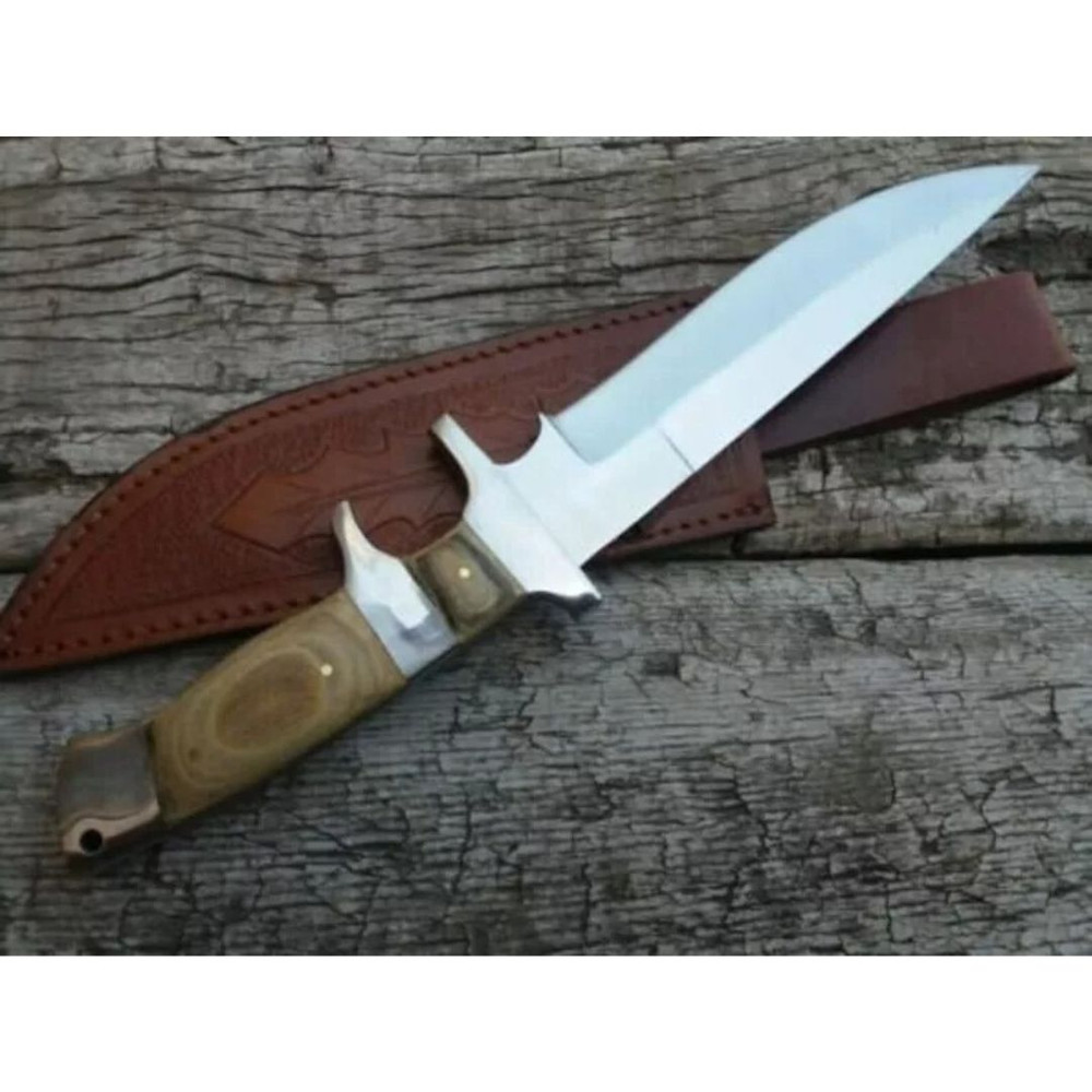 Sub Hilt Bowie Knife Custom Handmade Fixed Blade Full Tang Bowie knife Survival (5).jpg